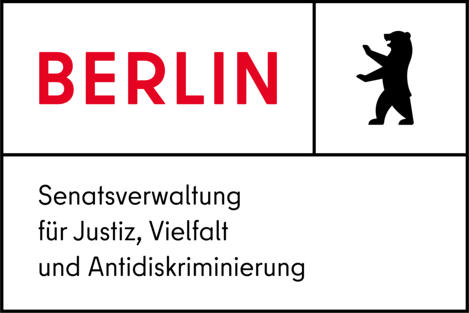 Logo: Berlin, Senatsverwaltung für Justiz, Vielfalt und Antidiskriminierung