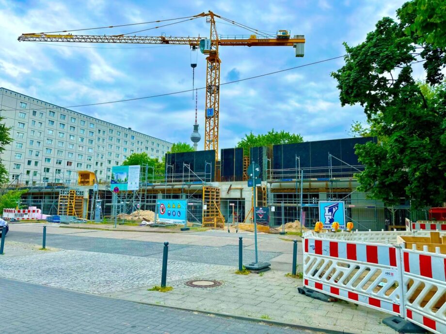 Baustelle Wohnprojekt Berolinastraße, 29 Mai 2024. Foto Königsmann