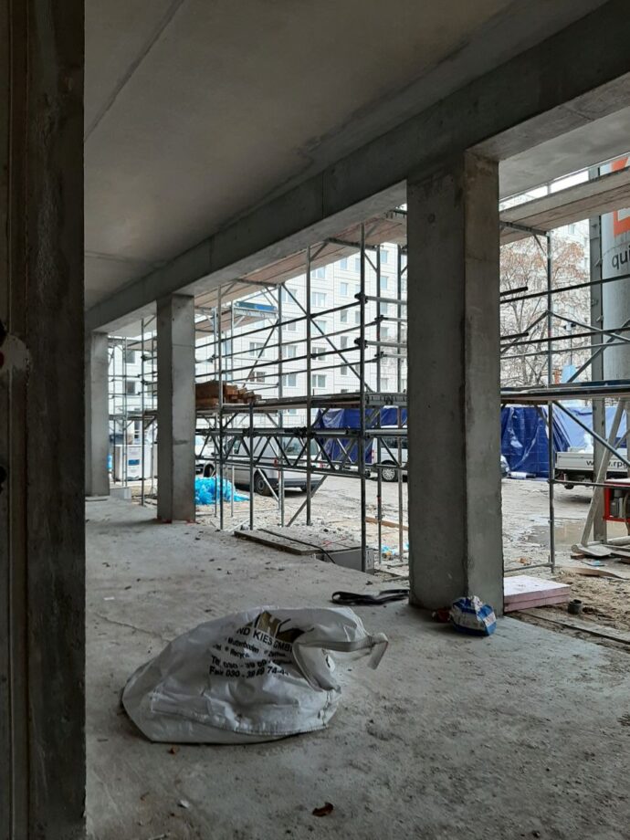 Begehung der Baustelle am 11.12.2024