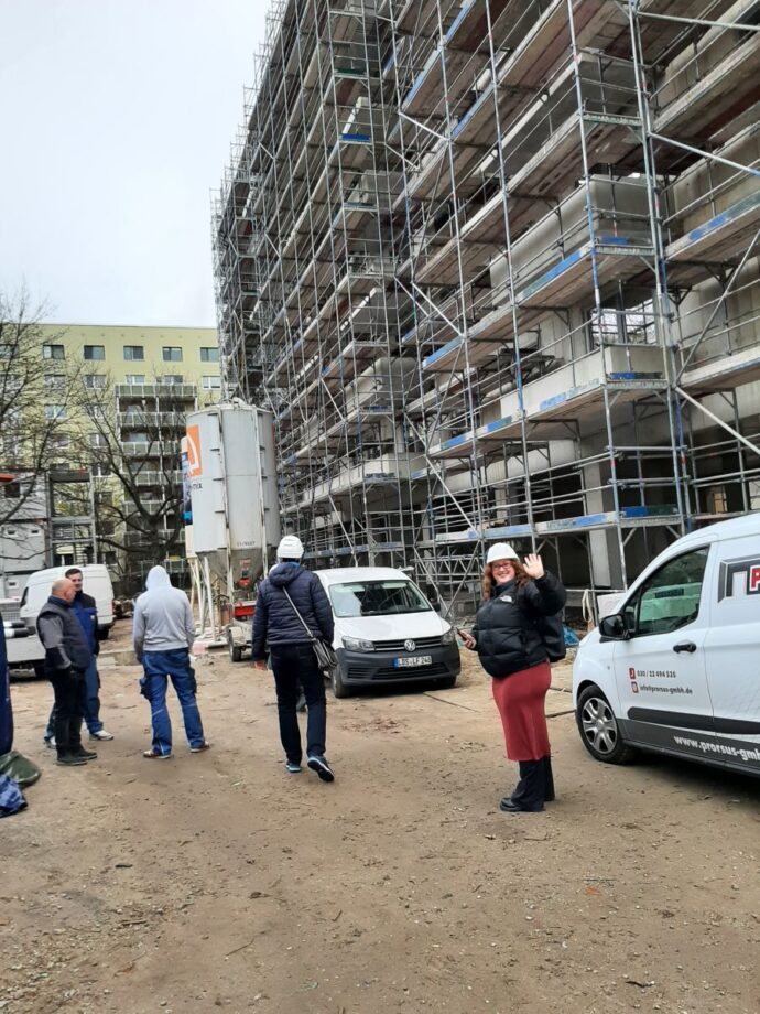 Begehung der Baustelle am 11.12.2024
