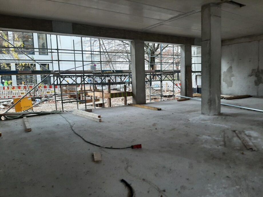 Begehung der Baustelle am 11.12.2024
