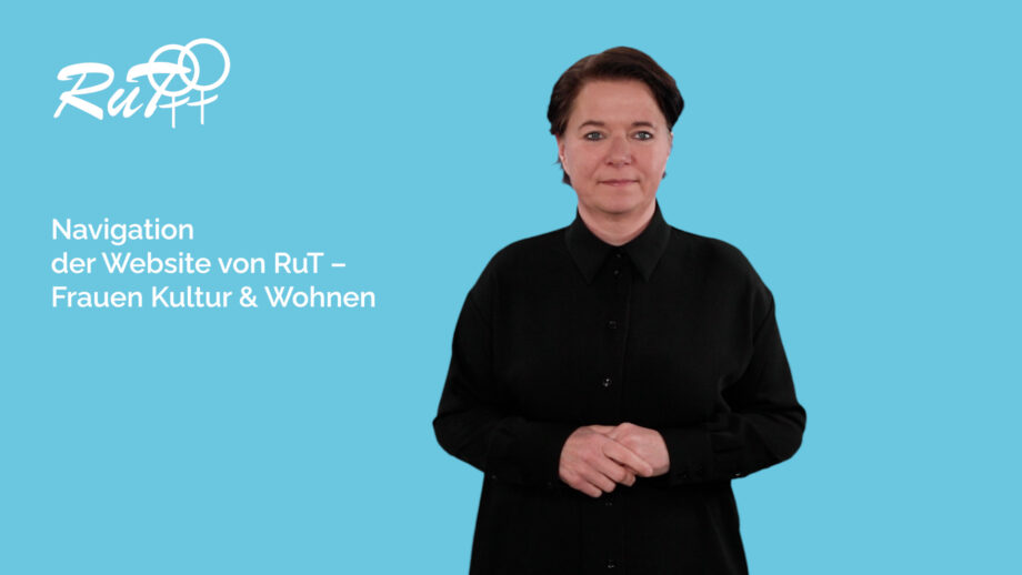 Rut Wohnen - Gebärdensprachenvideo - Navigation