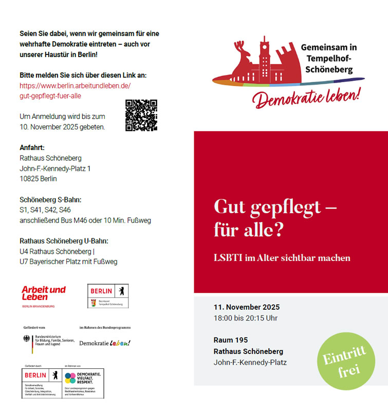 LSBTI im Alter - Veranstaltung