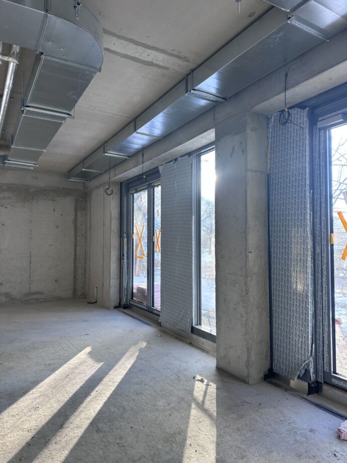 RuT Berolina-Haus - Baustelle Februar 2026 - Blick in den Saal