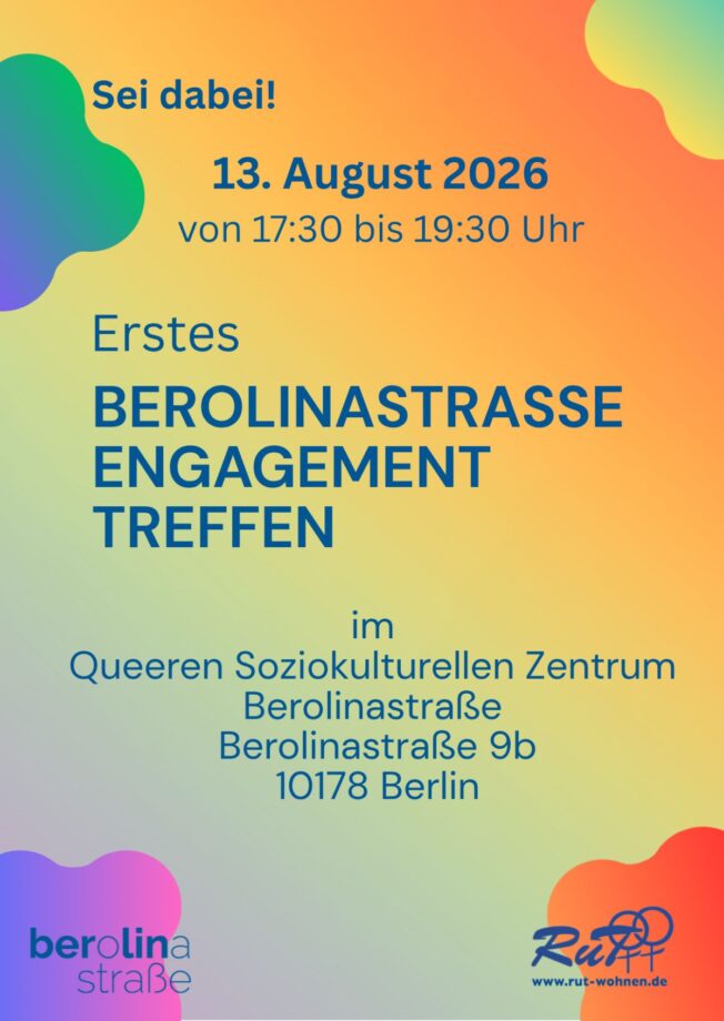 Erstes Engagement Treffen in der Berolinastraße
